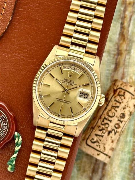 1995 rolex day date 18238|Rolex 18238 production years.